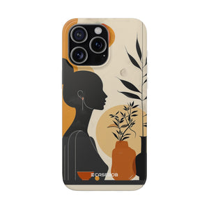 Modern Silhouette Tranquility | Flexible Phone Case for iPhone