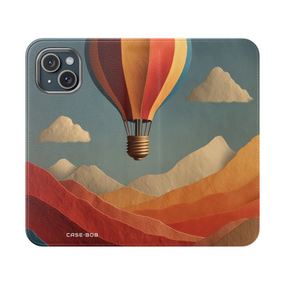 Sunset Balloon - iPhone 15 Case - Wallet