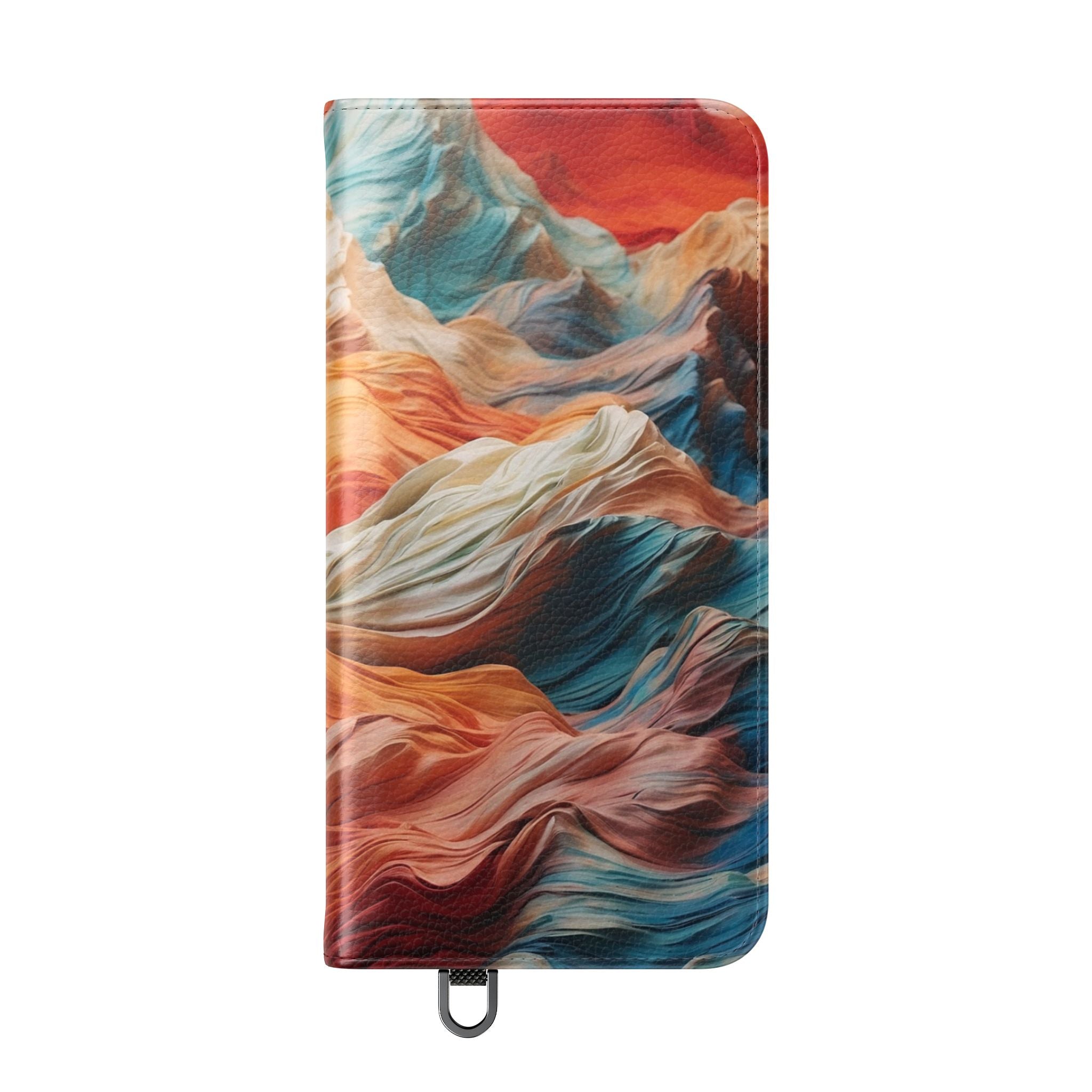 Fabric Peaks Sunset - Samsung S25+ Case - Wallet