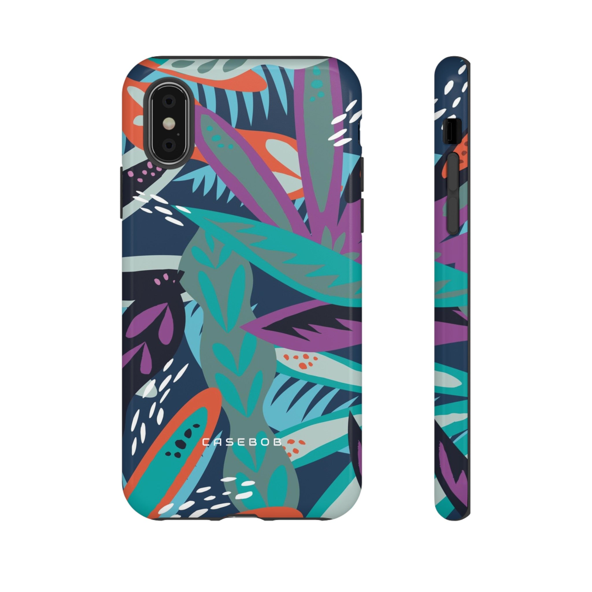 Tropical Leaf Moz - Protective Phone Case