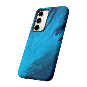 Light Blue Ink Art | Phone Case