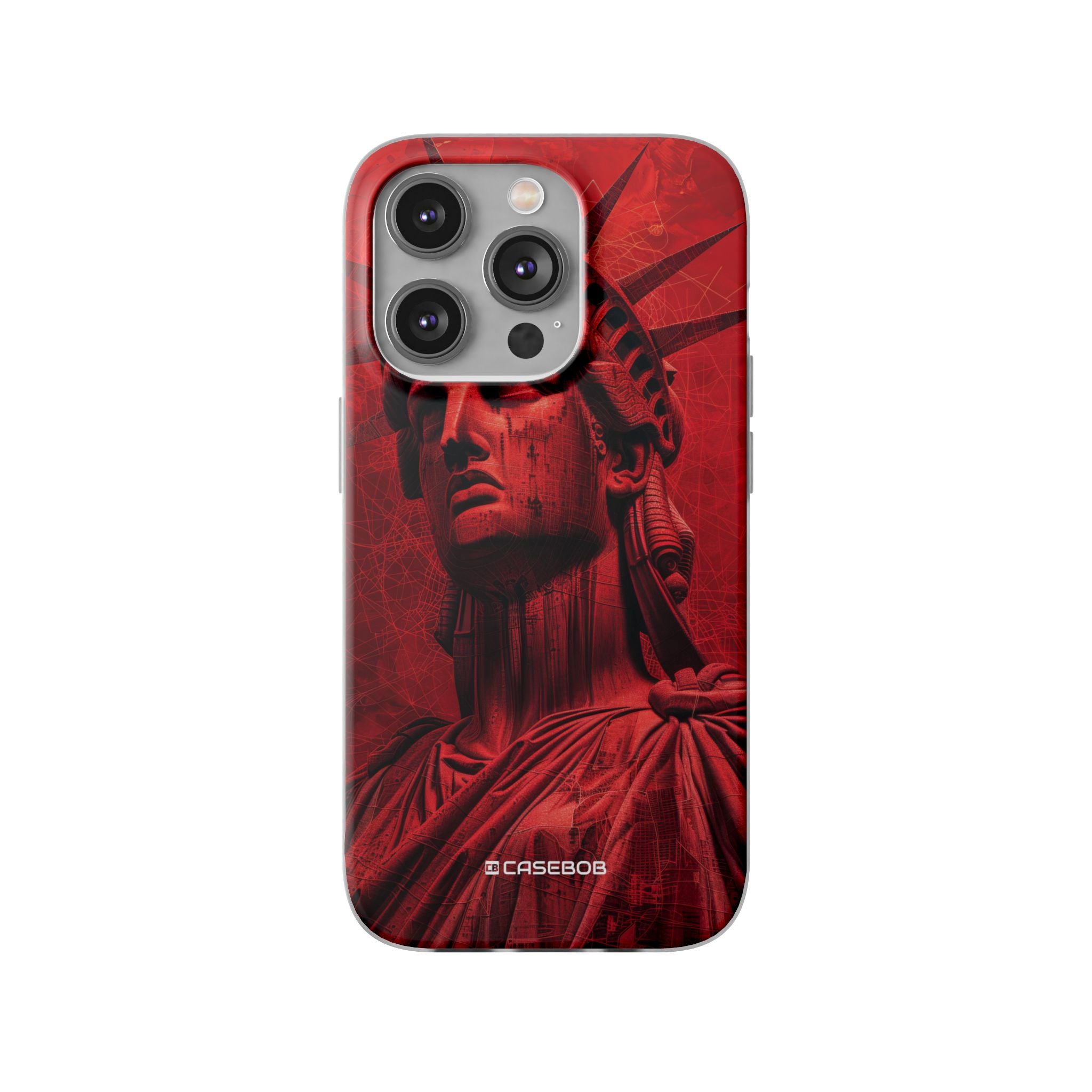 Red Liberty Revolution | Flexible Phone Case for iPhone