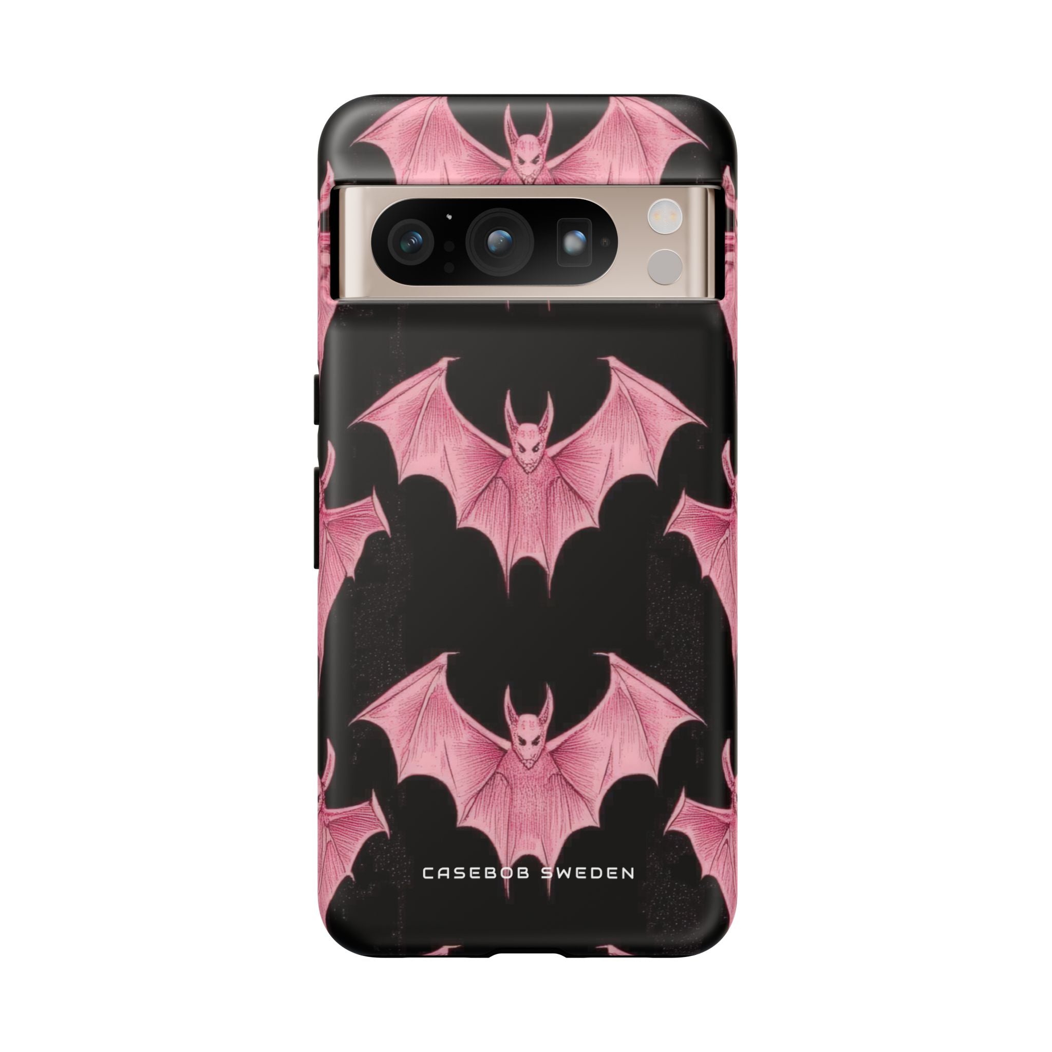 Gothic Pink Bats Aflame Google Pixel 8 - Robuste Handyhülle