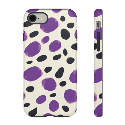 Purple Dot Matrix Case - Protective Phone Case