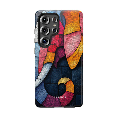 Elephant Mosaic Samsung S25 Ultra Case - Tough