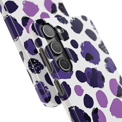 Purple Inkblots Samsung S23 - Slim Phone Case