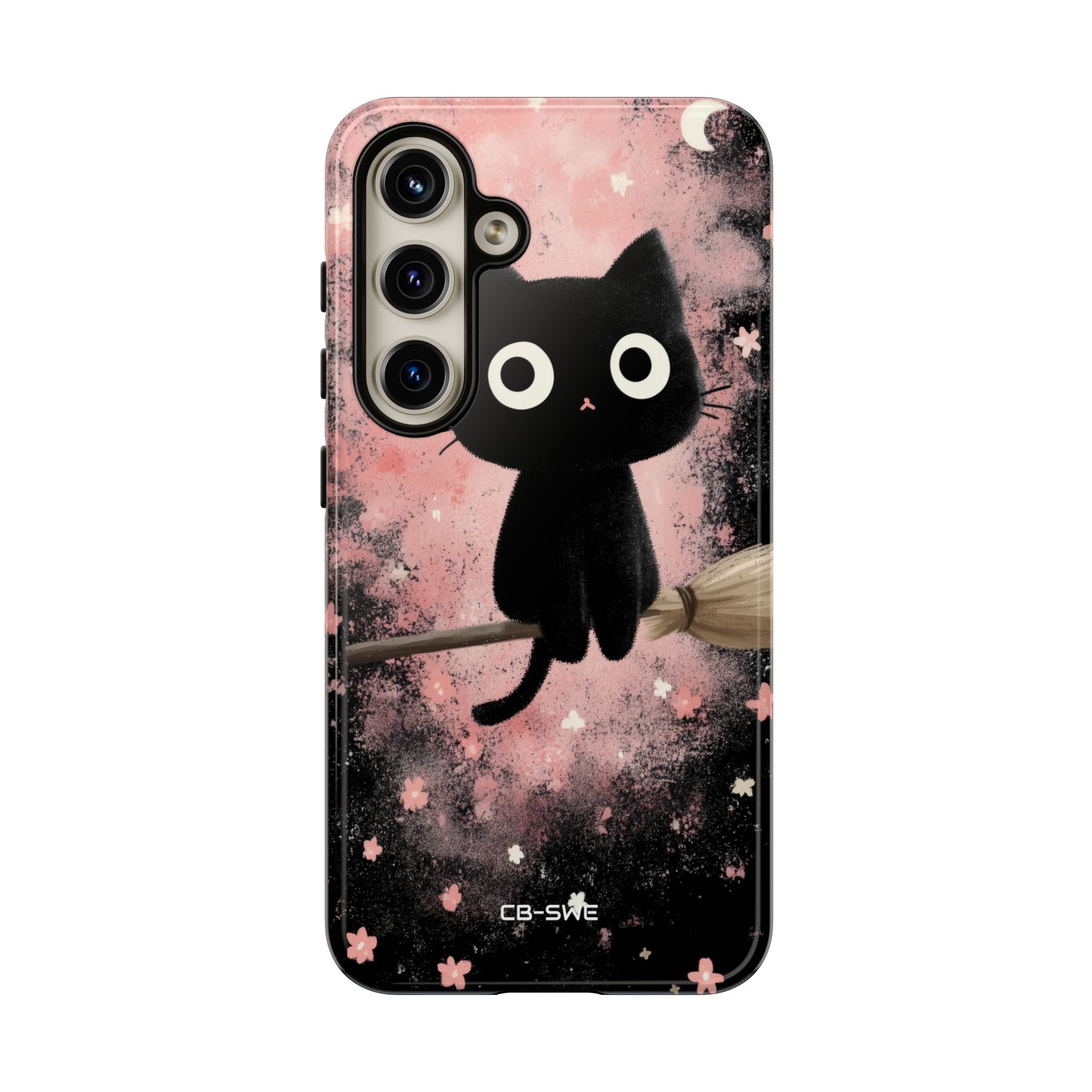 Whimsical Cat Soars - Samsung Case