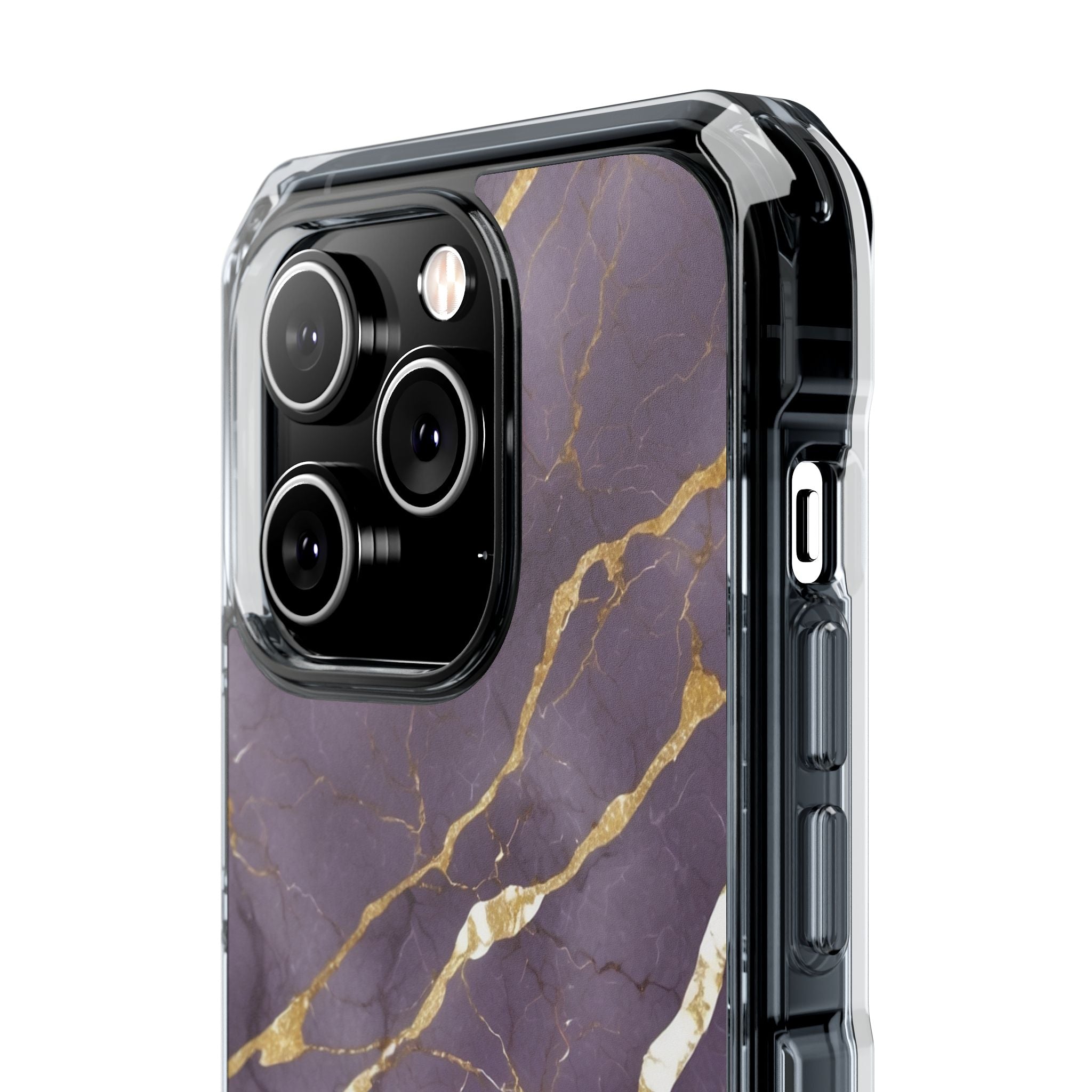 Golden Veins Flowing iPhone Case - Impact