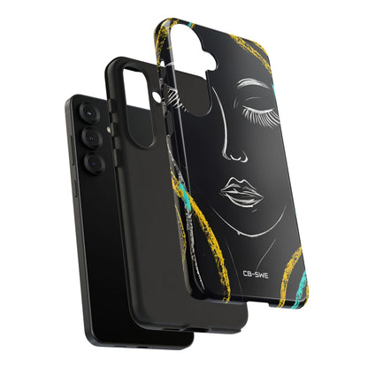 Vivid Minimalist Portrait - Samsung Case