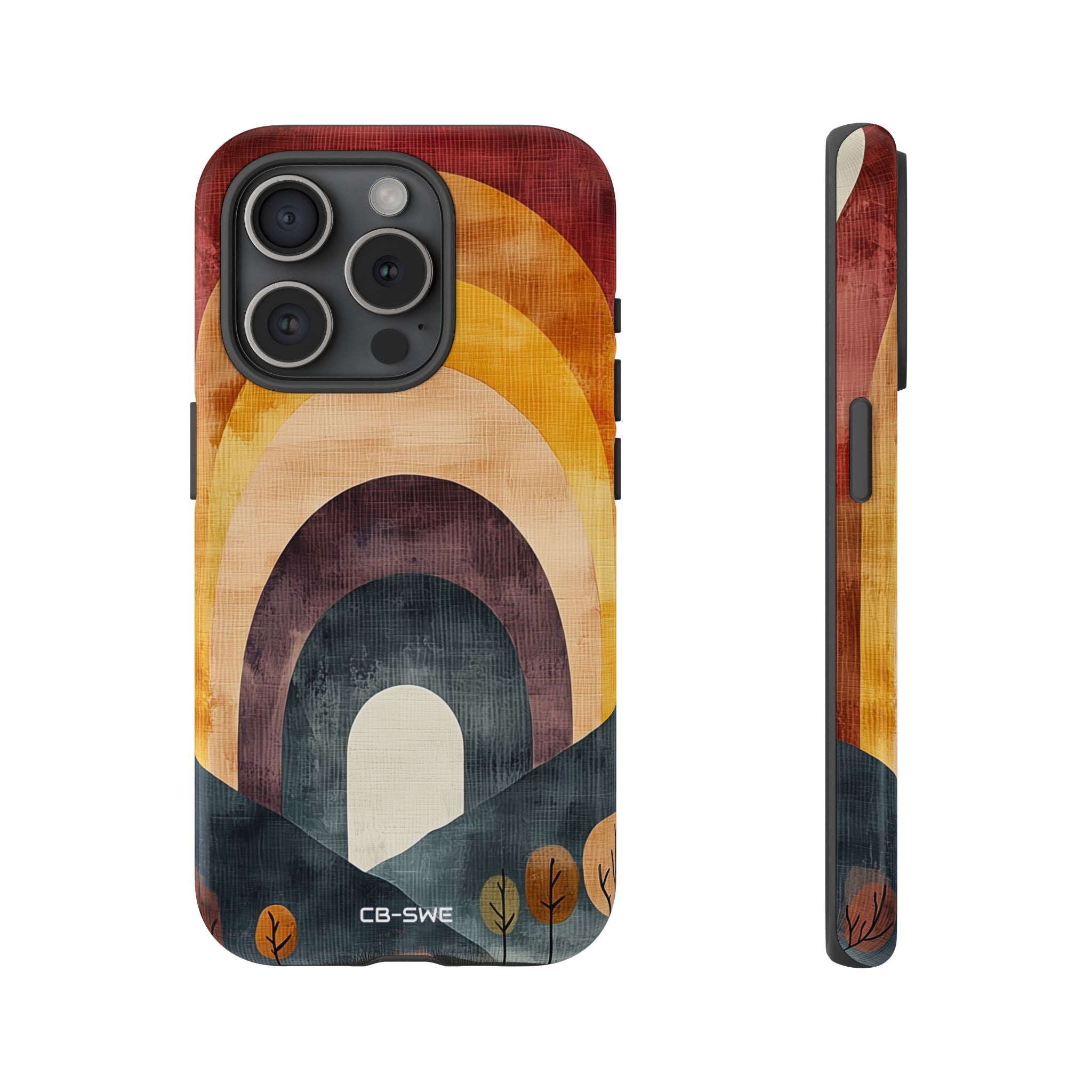 Earthy Arches Embrace - iPhone Case