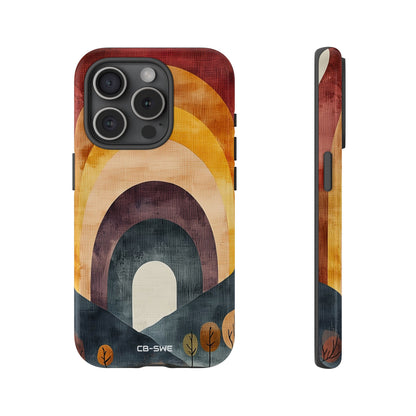 Earthy Arches Embrace - iPhone Case