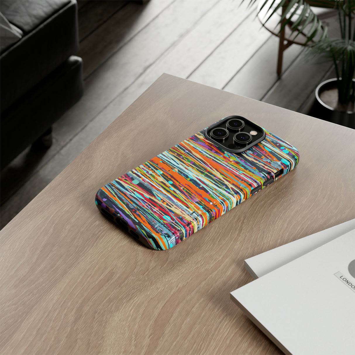 Oil painting - Stripe - Protective Phone Case