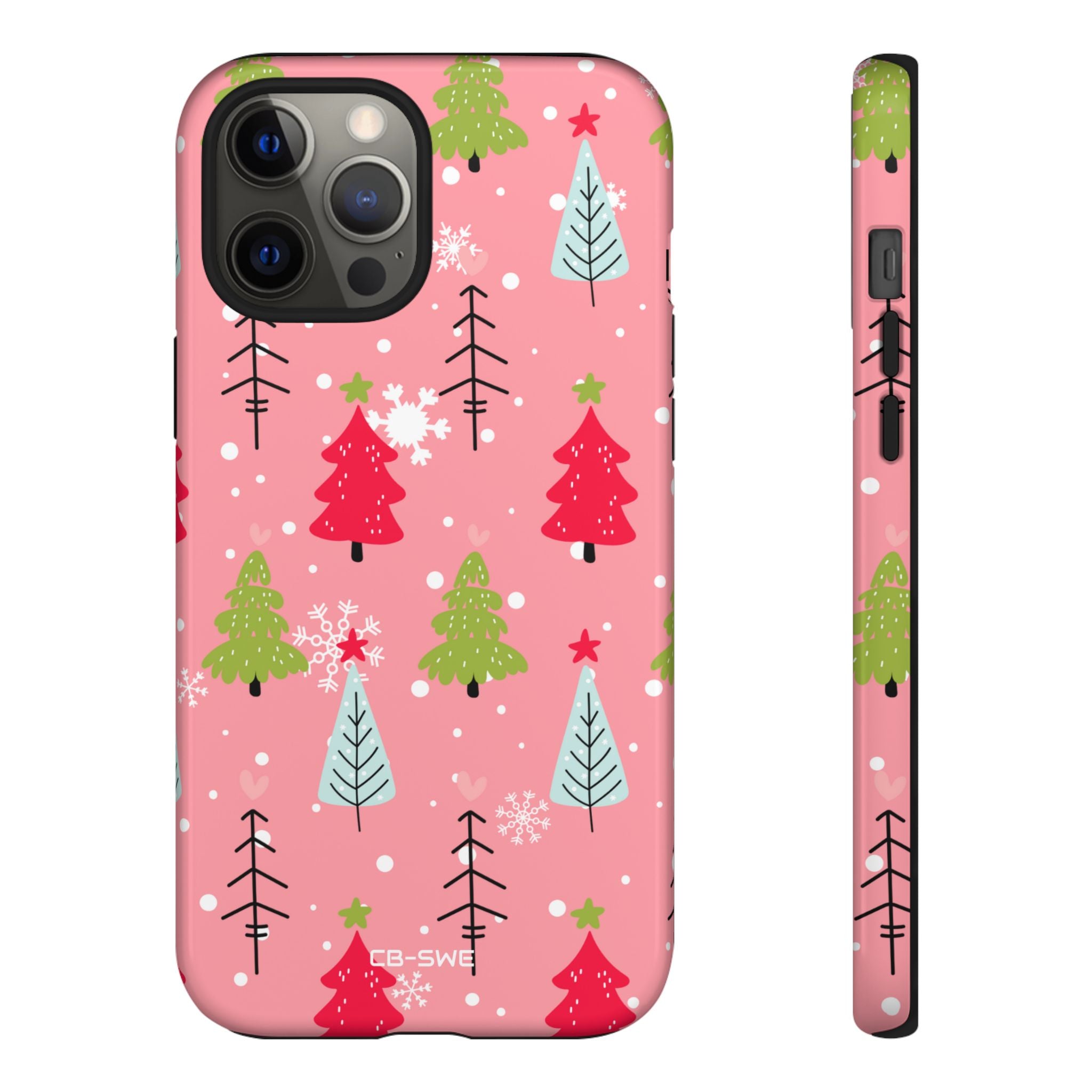 Festive Trees Dance - iPhone Case