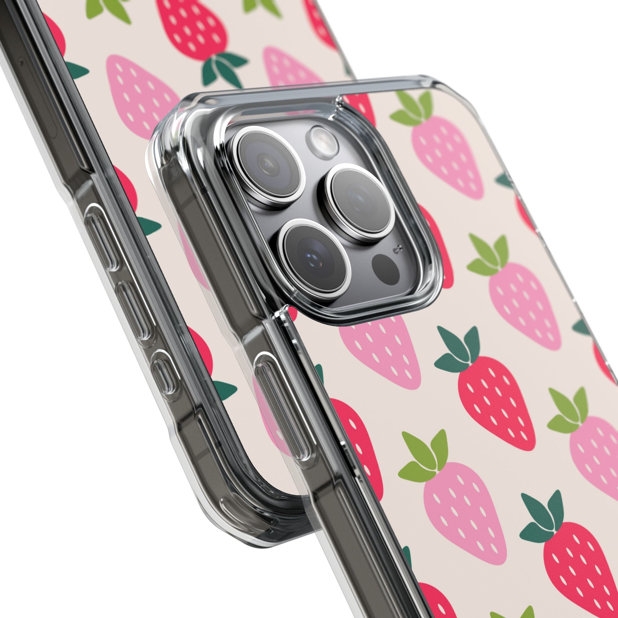Vibrant Strawberry Rhythm iPhone Case - Impact