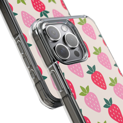 Vibrant Strawberry Rhythm iPhone Case - Impact