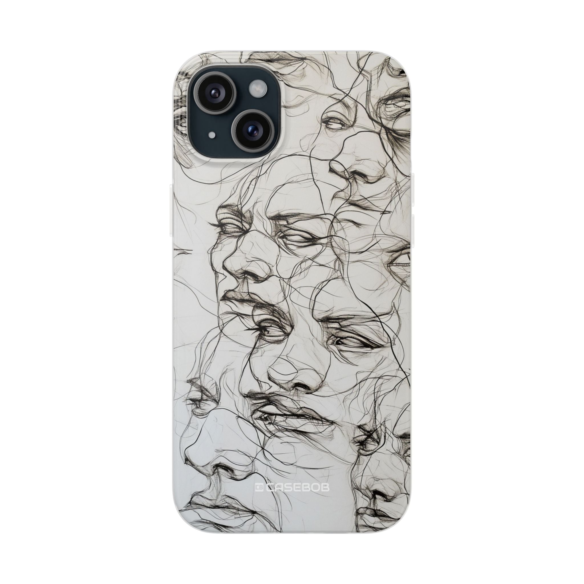 Ethereal Faces | Flexible Phone Case for iPhone