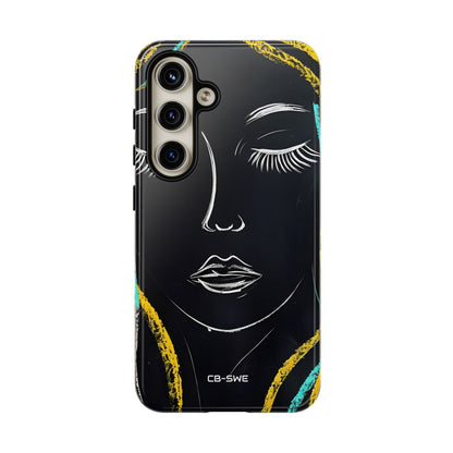 Vivid Minimalist Portrait - Samsung Case