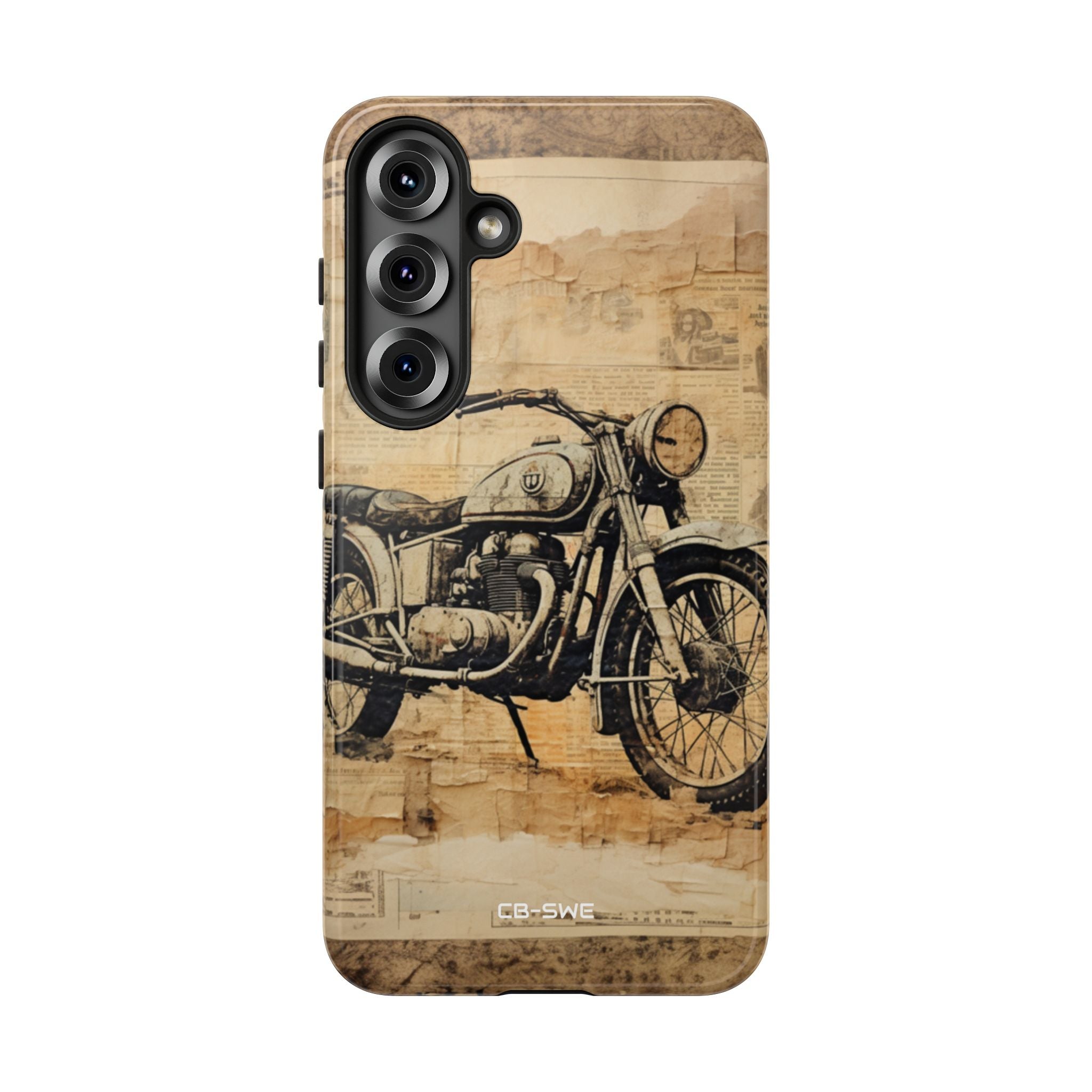 Vintage Motorcycle Collage - Samsung Case