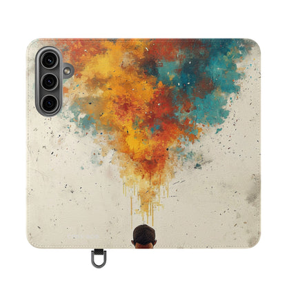 Meditative Ember - Samsung S24 Plus Case - Wallet