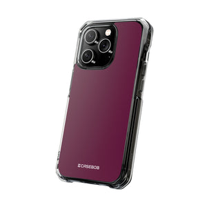 Tyrian Purple | Handyhülle für iPhone (Clear Impact Case – magnetisch) 