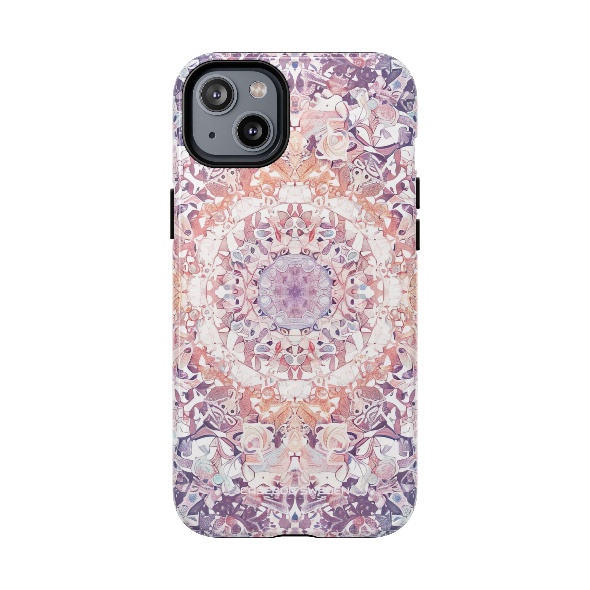 Purple Pink Mandala - Tough + MagSafe® iPhone 14 Phone Case