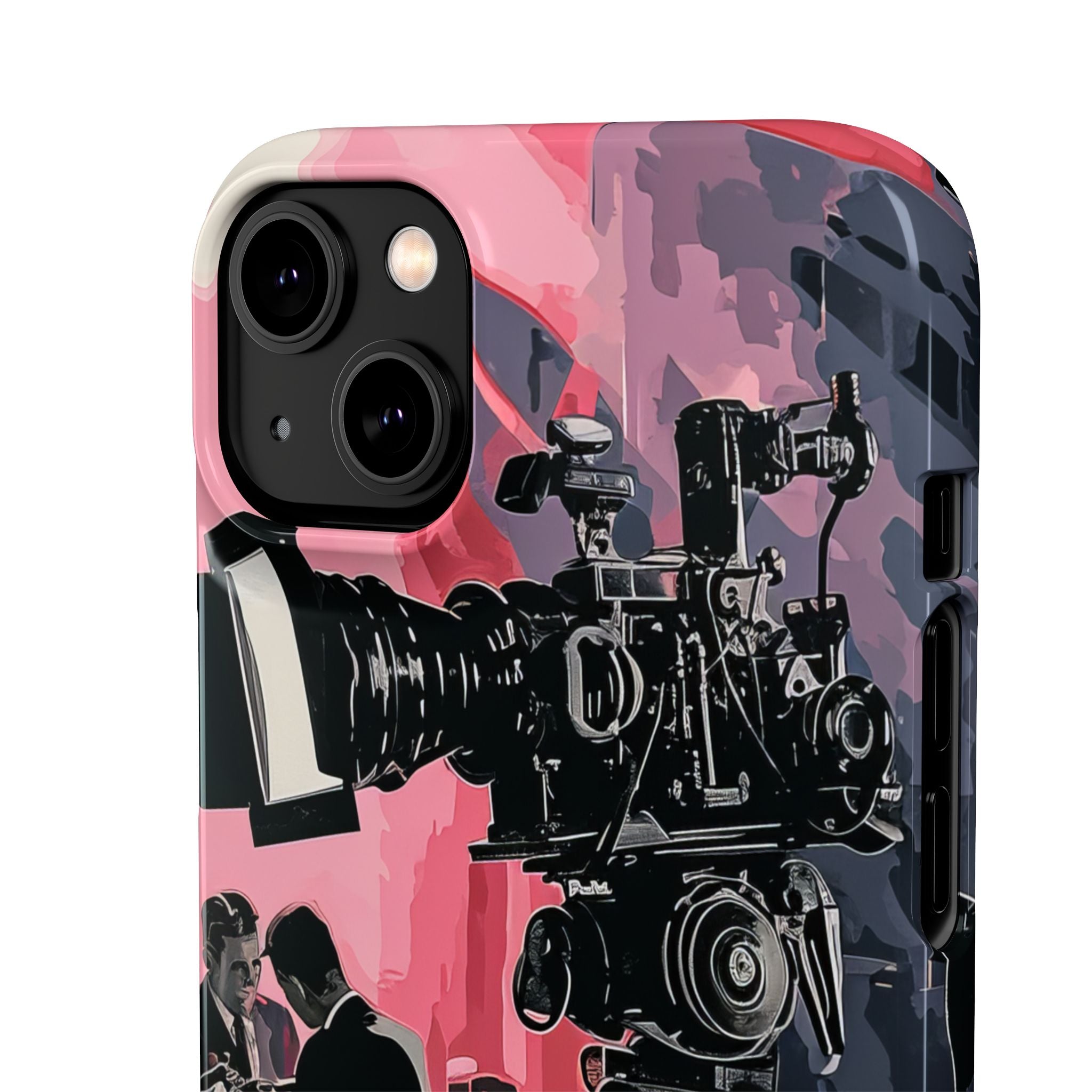 Retro Cinematic Spotlight iPhone 14 - Slim Phone Case