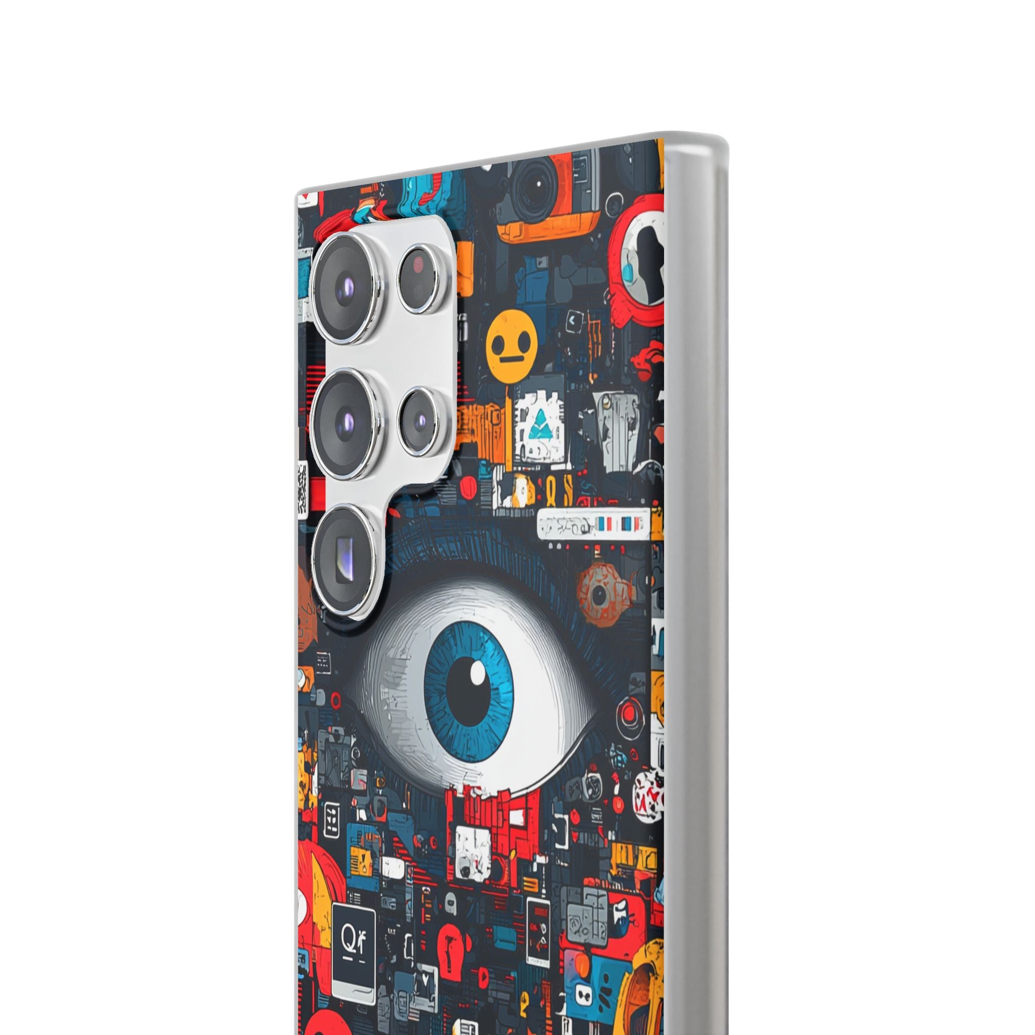 Digital Eye Blue Samsung S23 Ultra Case - Soft