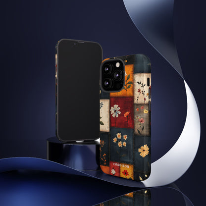Patchwork Blooms iPhone 13 Pro Case - Tough