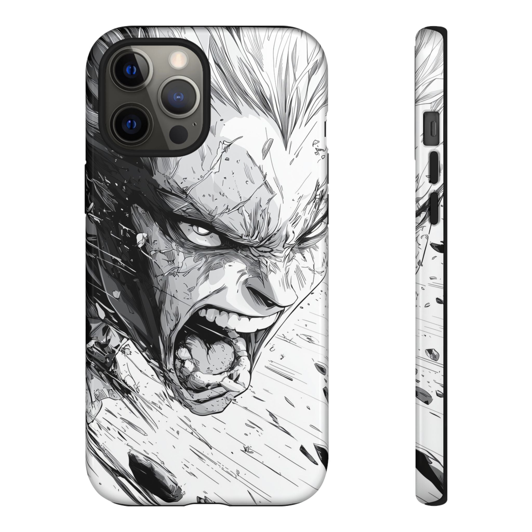 Fierce Emotion Erupts - iPhone Case