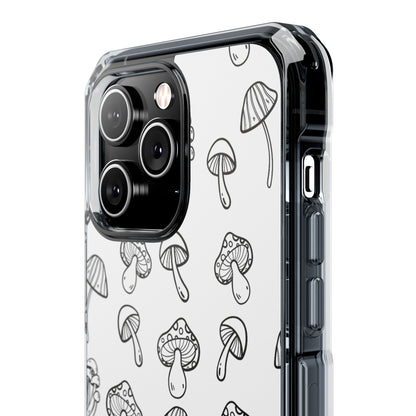 Mushroom Line Play iPhone Case - Impact