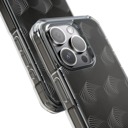 Geometric Spiral Illusion iPhone Case - Impact