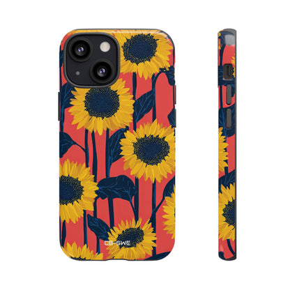 Vibrant Sunflower Rhythm - iPhone Case