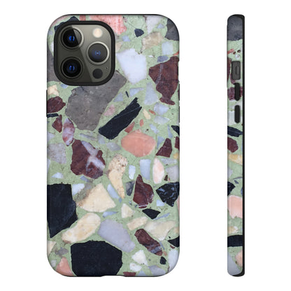 Terrazzo in Green - Protective Phone Case