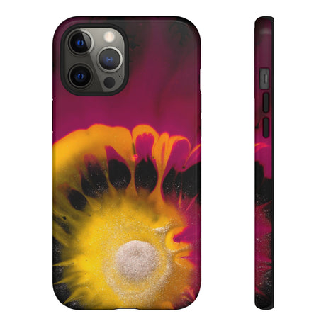 Deep Purple Ink Art iPhone Case (Protective) iPhone 12 Pro Max Glossy Phone Case