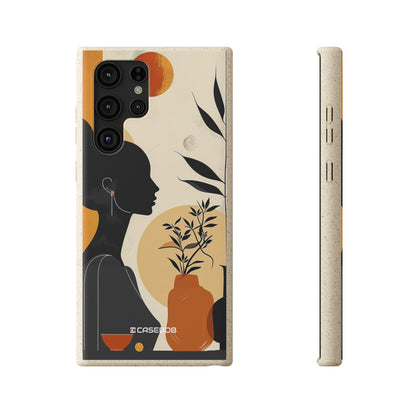 Modern Silhouette Tranquility | Biodegradable Phone Case