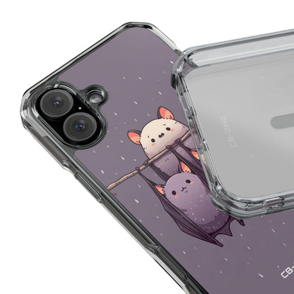 Bats Hang Playfully iPhone Case - Impact