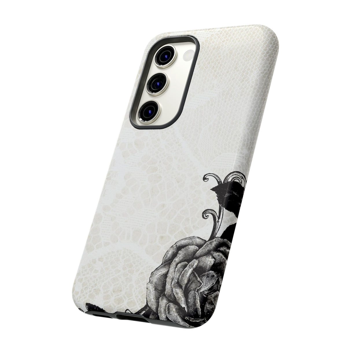 Rosett Gothic Flower - Protective Phone Case