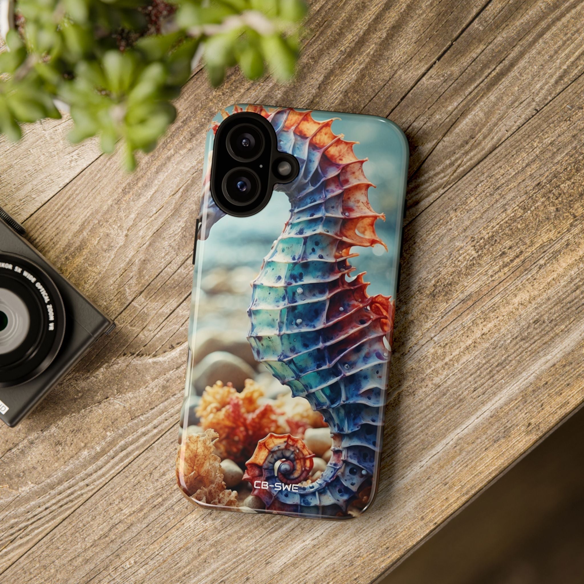 Seahorse Dances Freely - iPhone Case