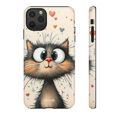 Whimsical Cat Smiles - iPhone Case