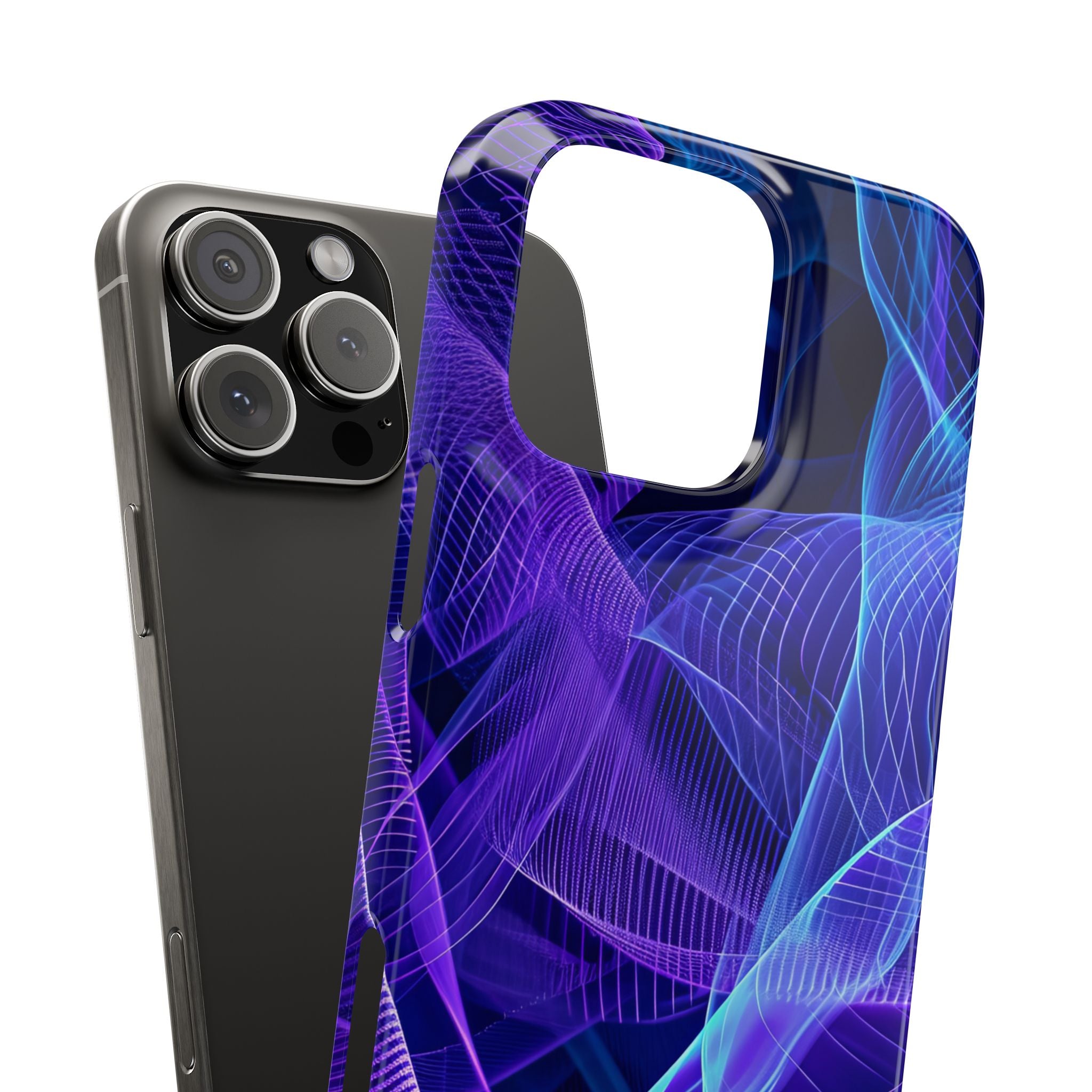 Gradient Flowscape iPhone 16 - Slim Phone Case