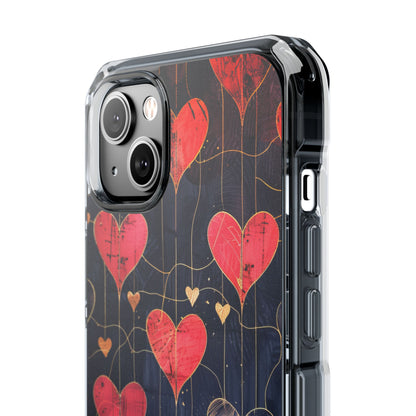 Gradient Heartflow Harmony iPhone 14 - Clear Impact Phone Case