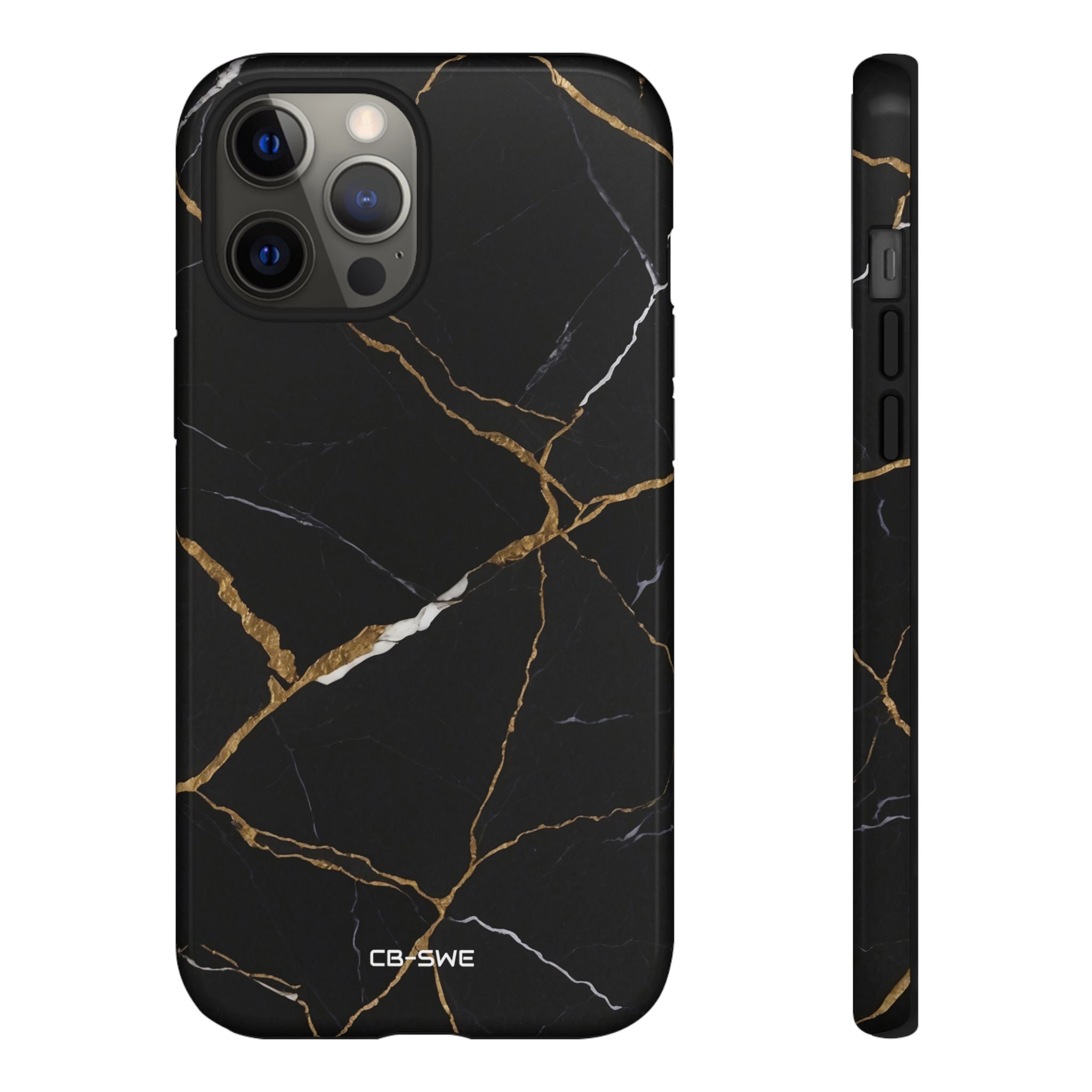Golden Veins Emerge - iPhone Case