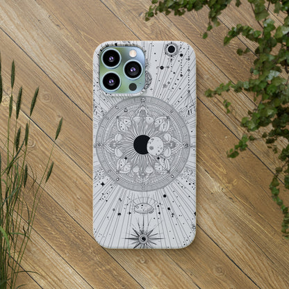 Celestial Mandala Mystique | Biodegradable Phone Case