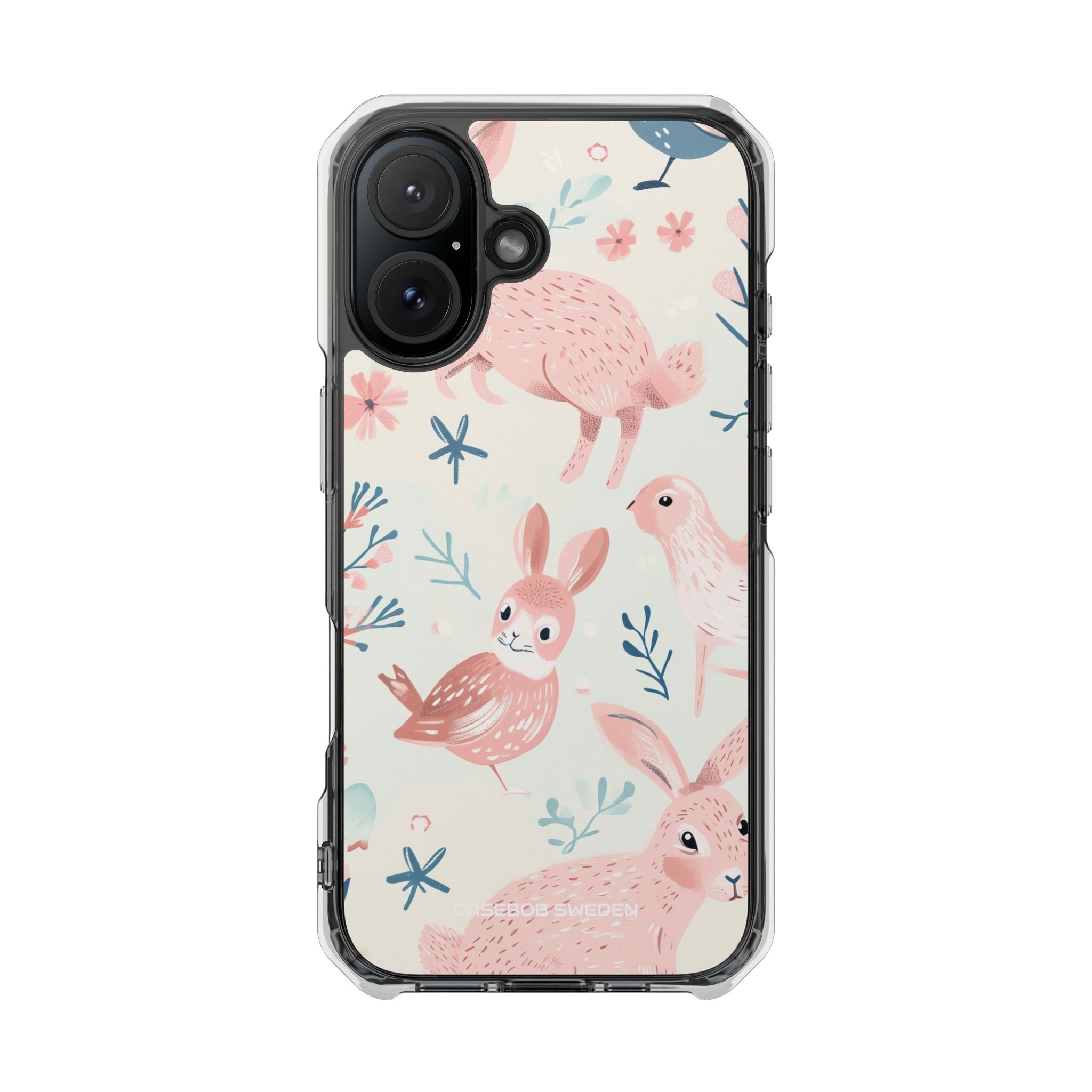 Pastel Whimsical Nature - Clear Impact iPhone 16 Phone Case