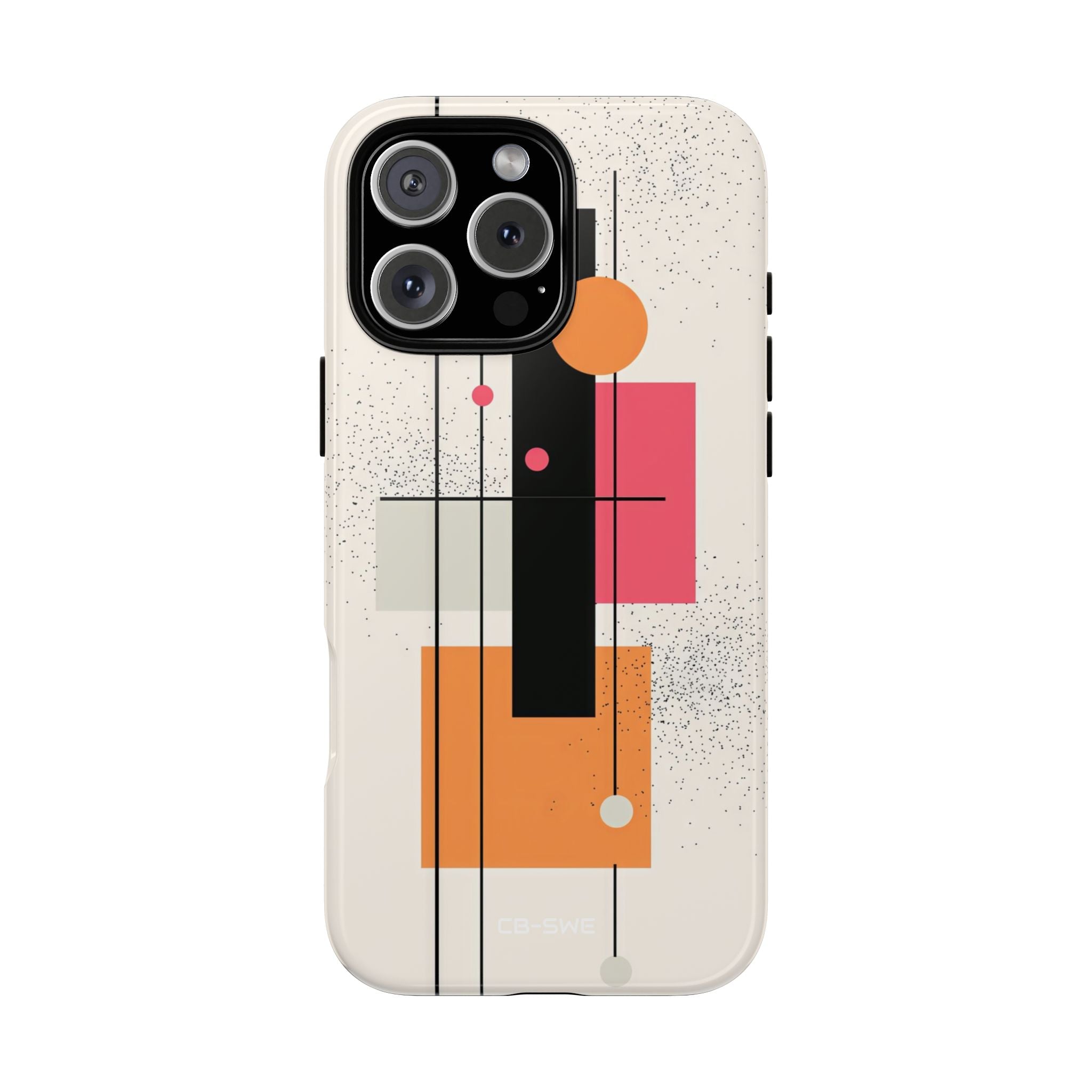 Shapes Dance Playfully - iPhone Case