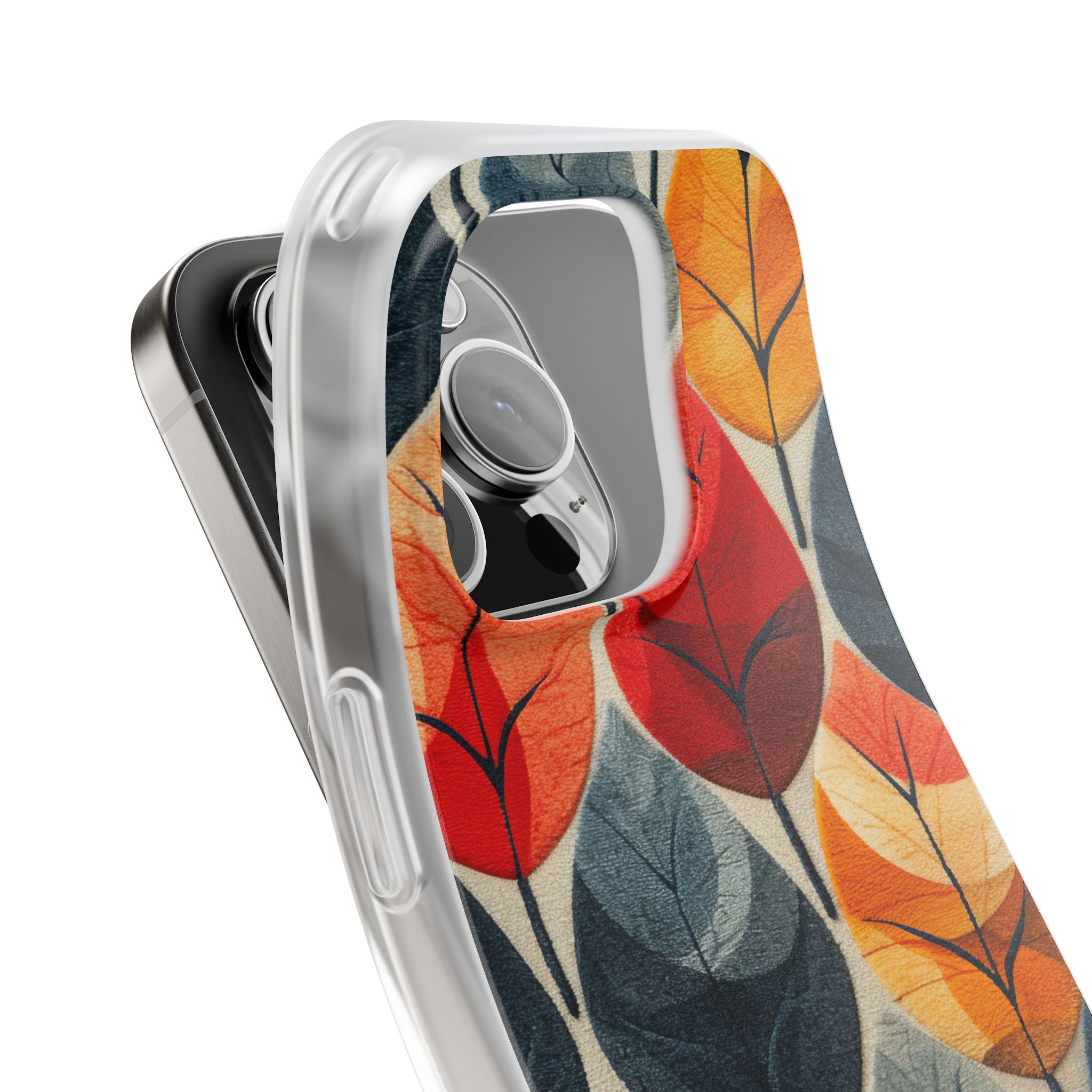 Autumn Leaf Design - Flexi iPhone 16 Phone Case