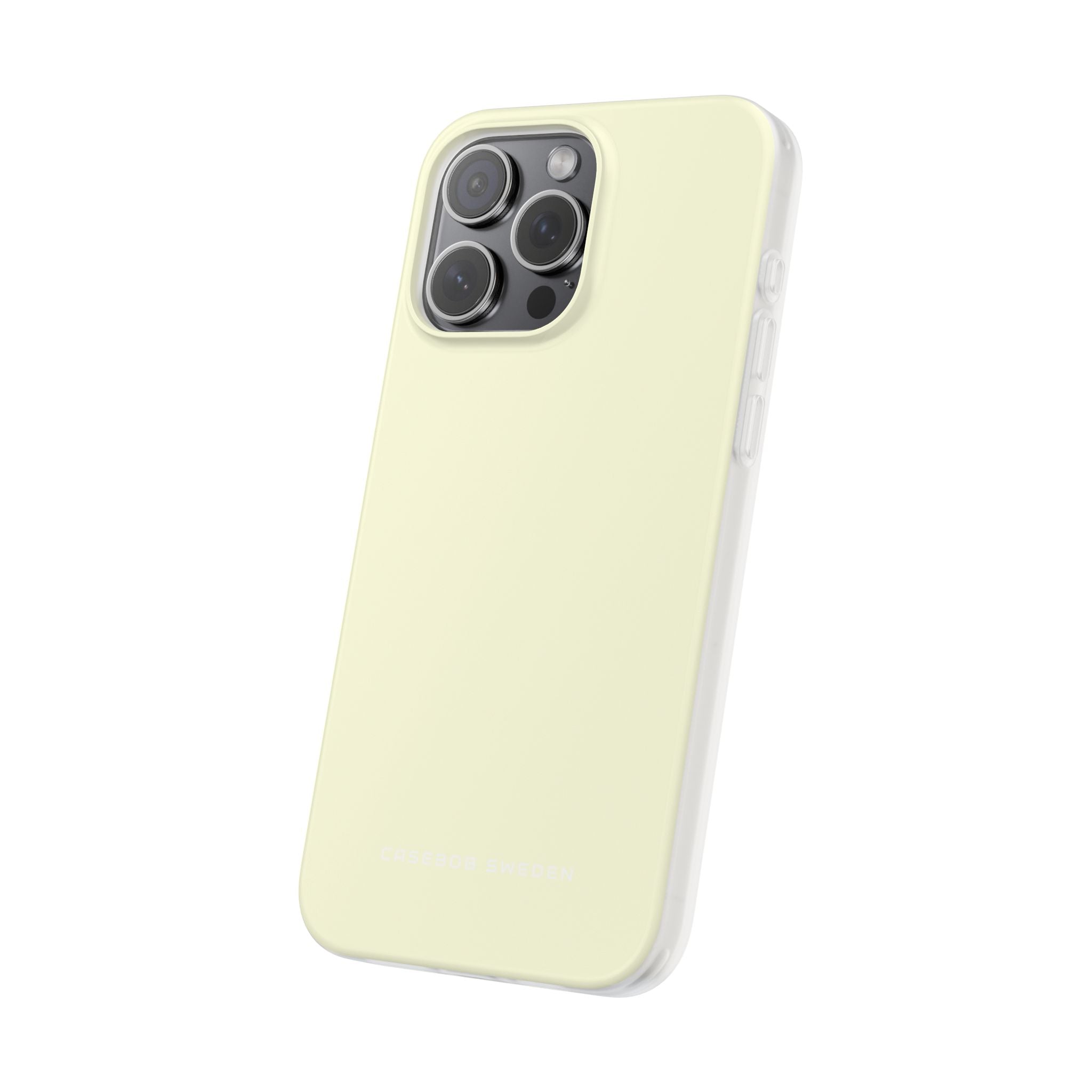 Light Yellow iPhone 15 - Flexi Phone Case