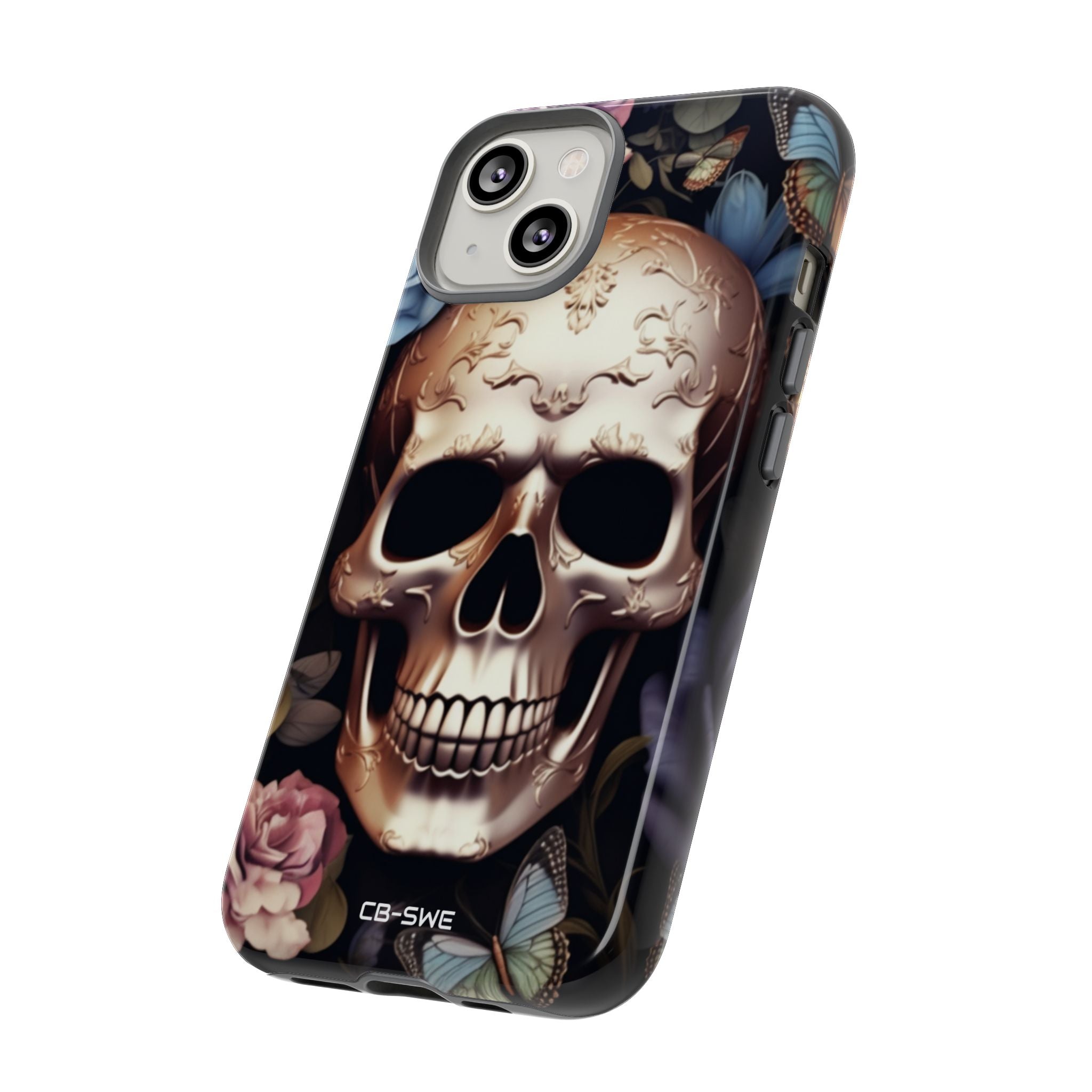 Skull Among Blossoms - iPhone Case