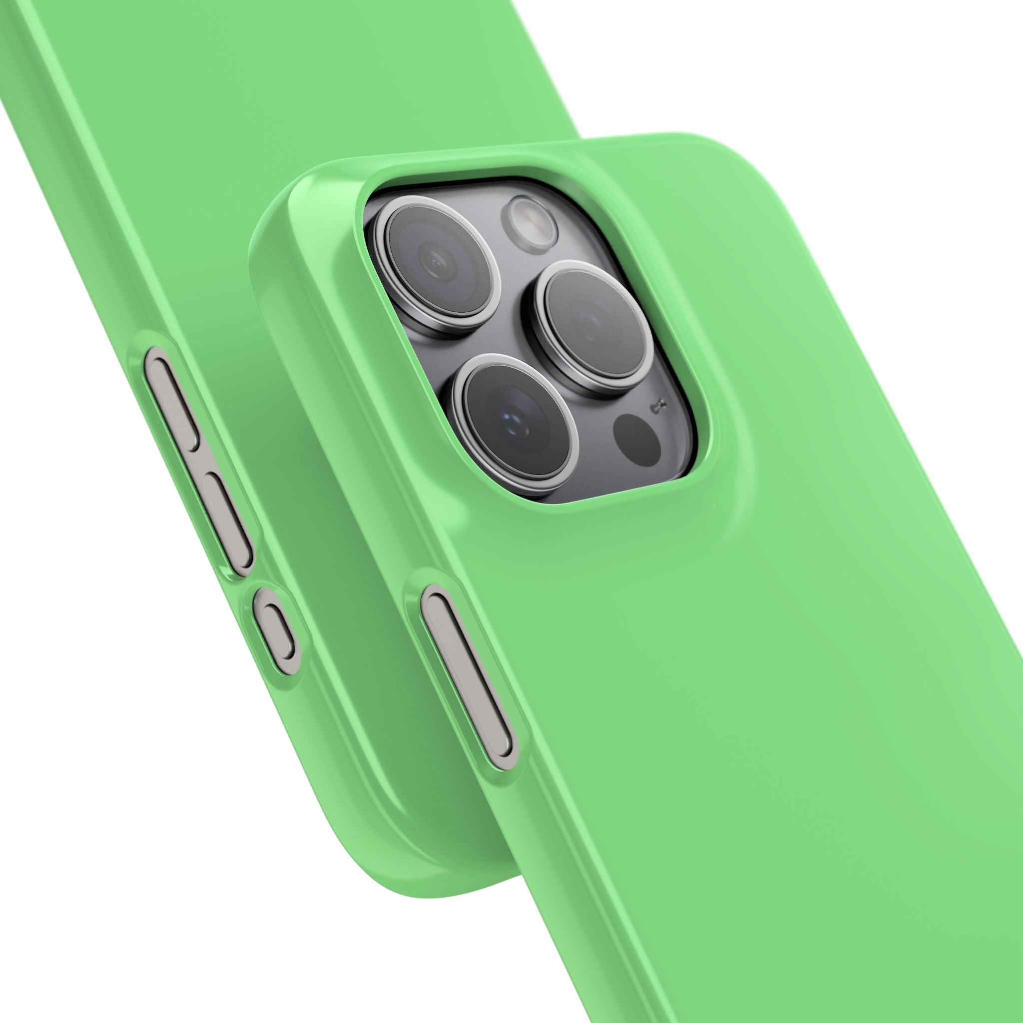 Light Green iPhone 15 - Slim Phone Case