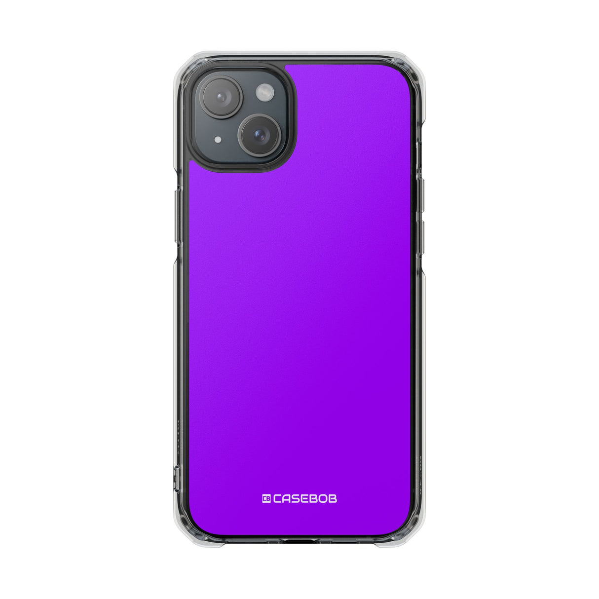 Vivid Violet | Handyhülle für iPhone (Clear Impact Case - Magnetisch) 